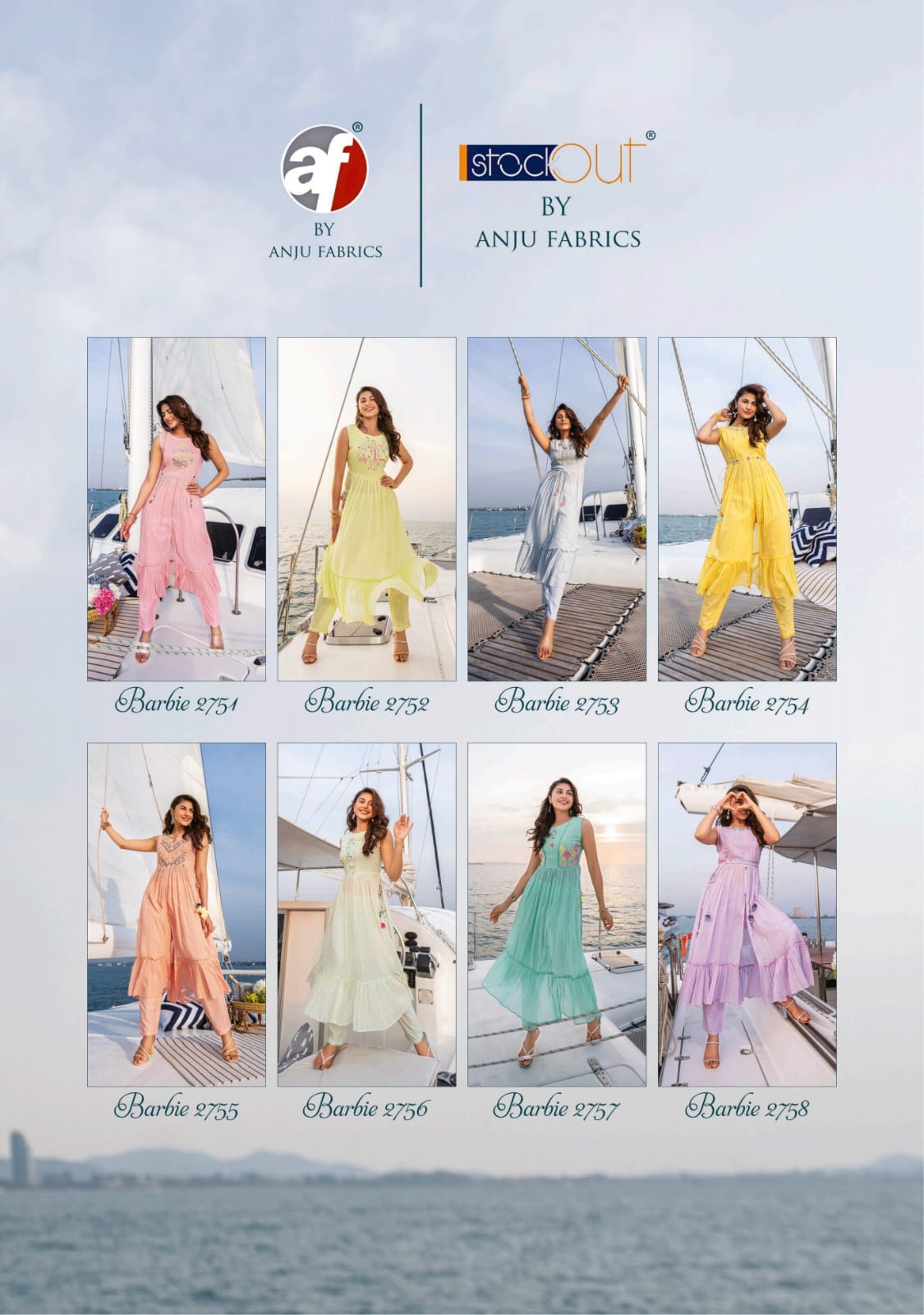 Barbie Vol 2 By Af Mul Cotton Designer Party Wear Kurti With Bottom Wholesale Shop In Surat